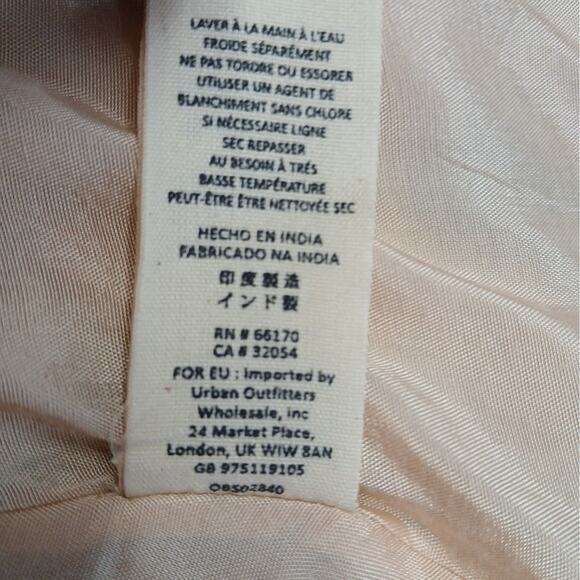 Free People SZ XS Floral Accordion Pleated Mini Dress OB502840 - Picture 9 of 9